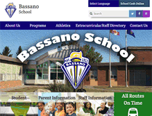 Tablet Screenshot of bassanoschool.ca